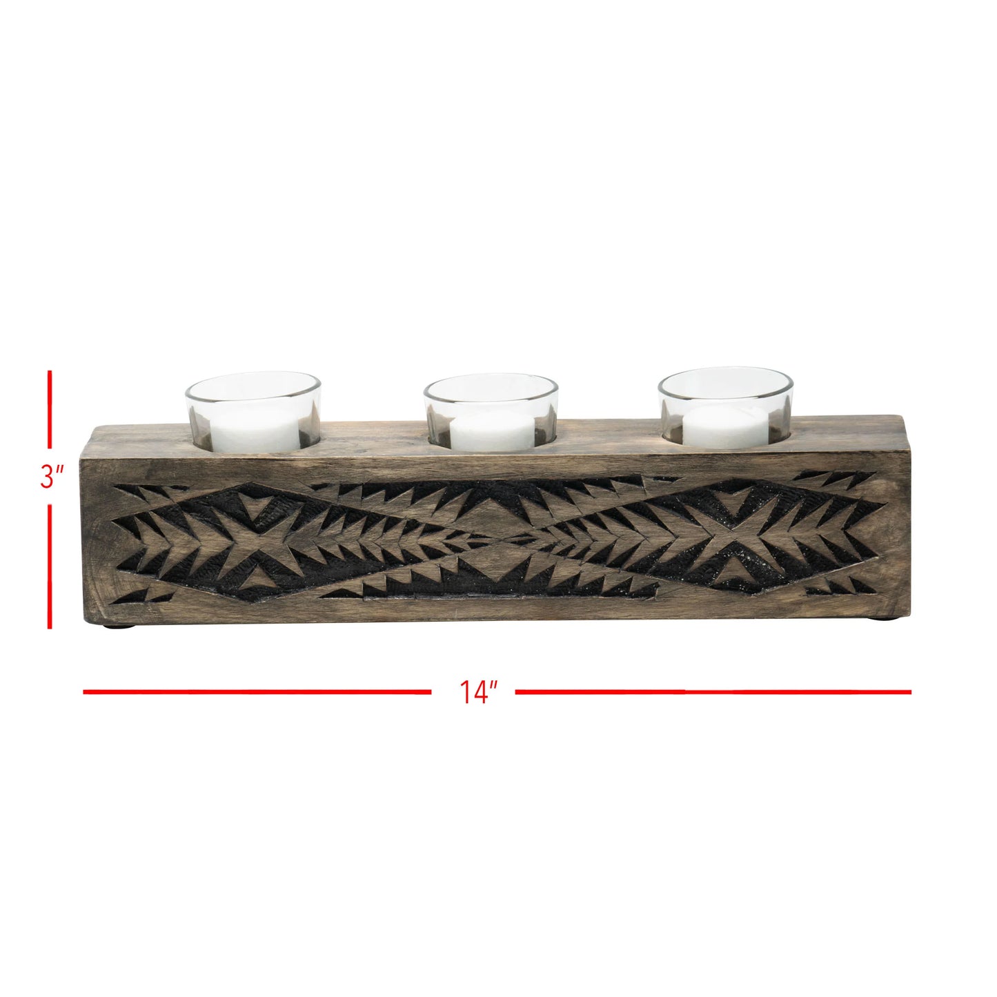 Wood Votive Holder