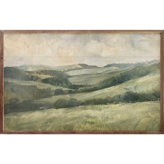 Green Landscape Framed Print (Online Exclusive)