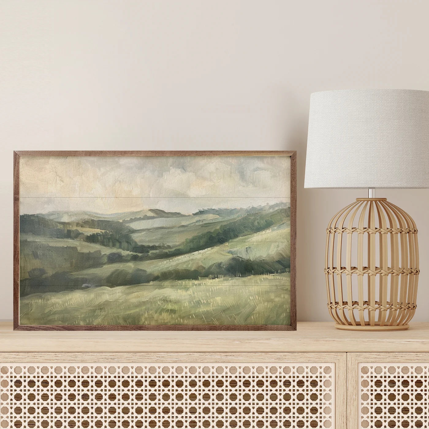 Green Landscape Framed Print (Online Exclusive)