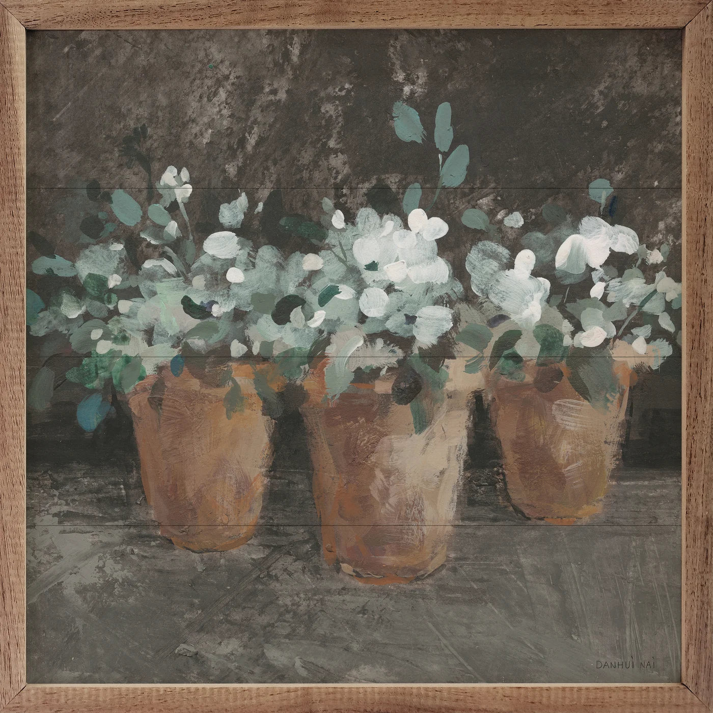 Framed Geranium Floral Art (Online Exclusive)