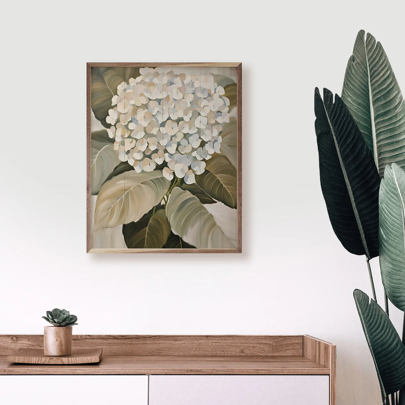 Cream Hydrangea Art (Online Exclusive)
