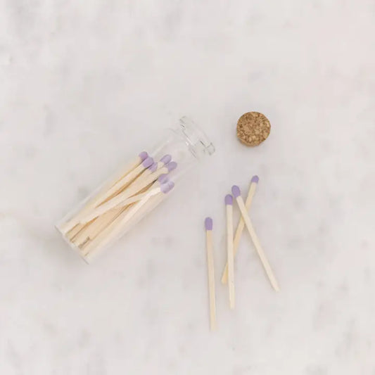 Matches in Strike Jar (Lavender)