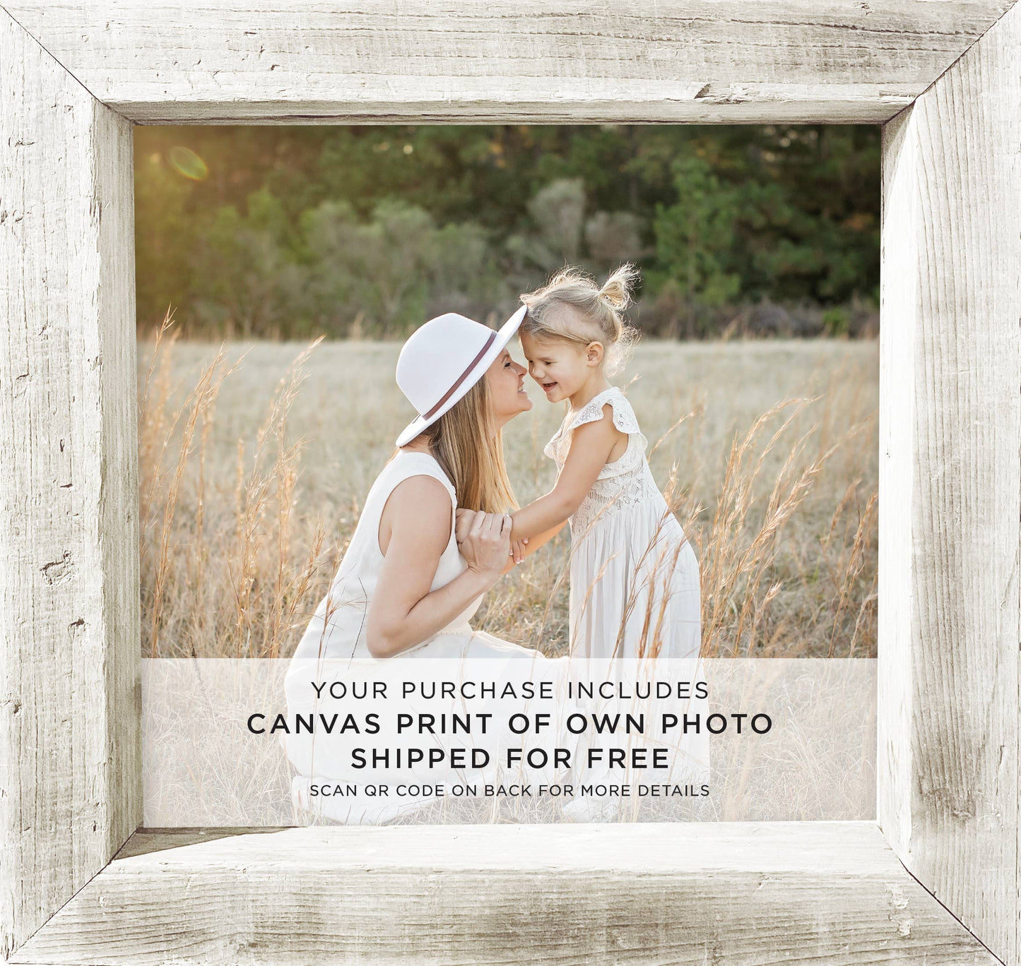 23x23 Timberwood Photo Frame: Brown
