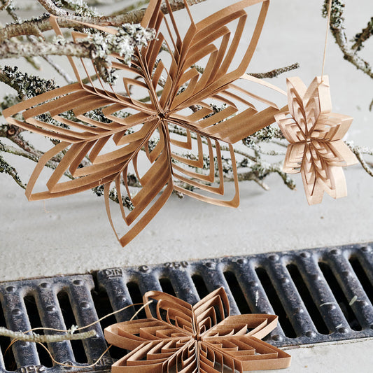 Quilling Kraft Stars