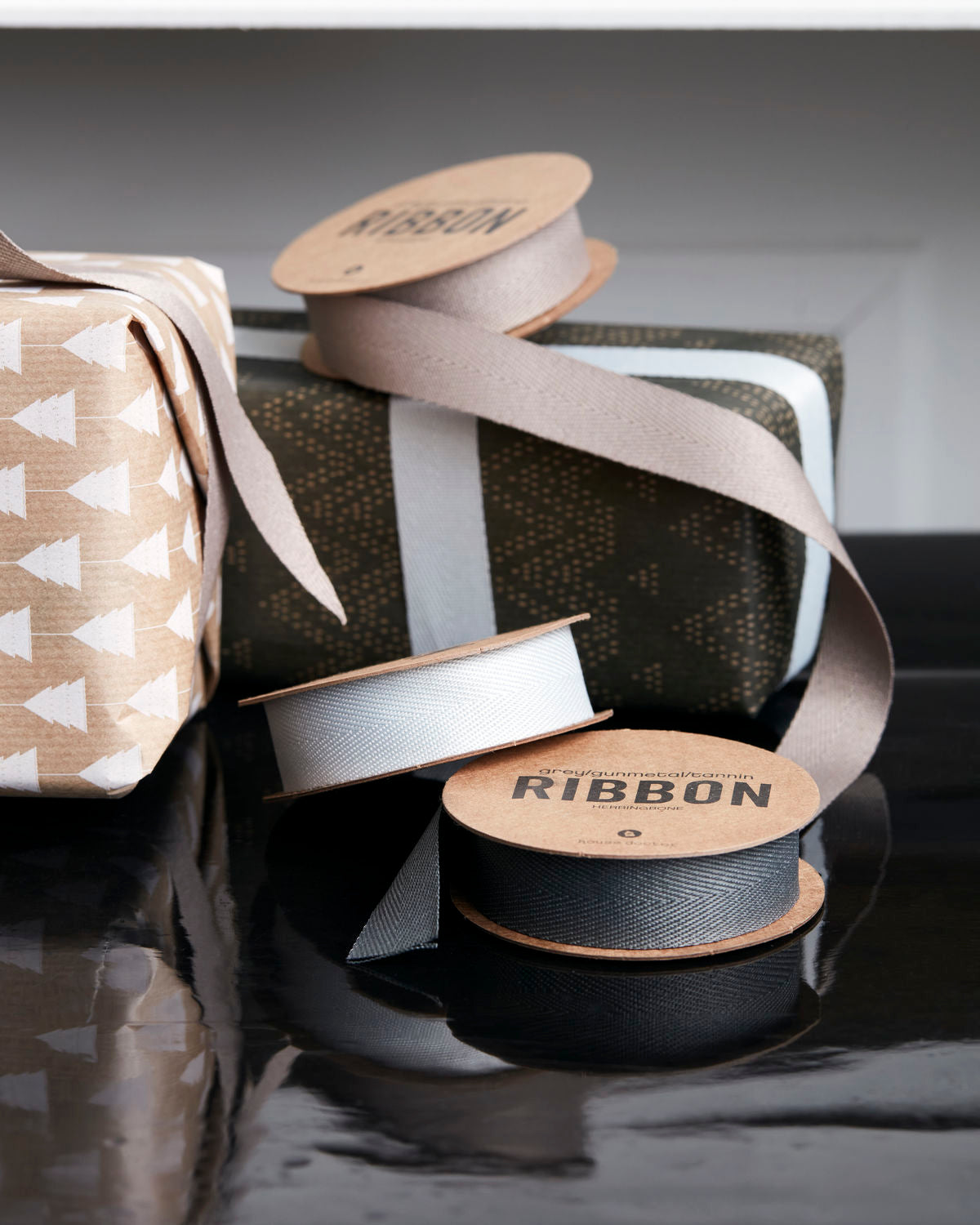 Herringbone Ribbon Trio
