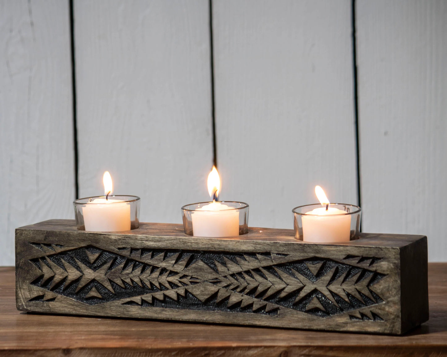 Wood Votive Holder