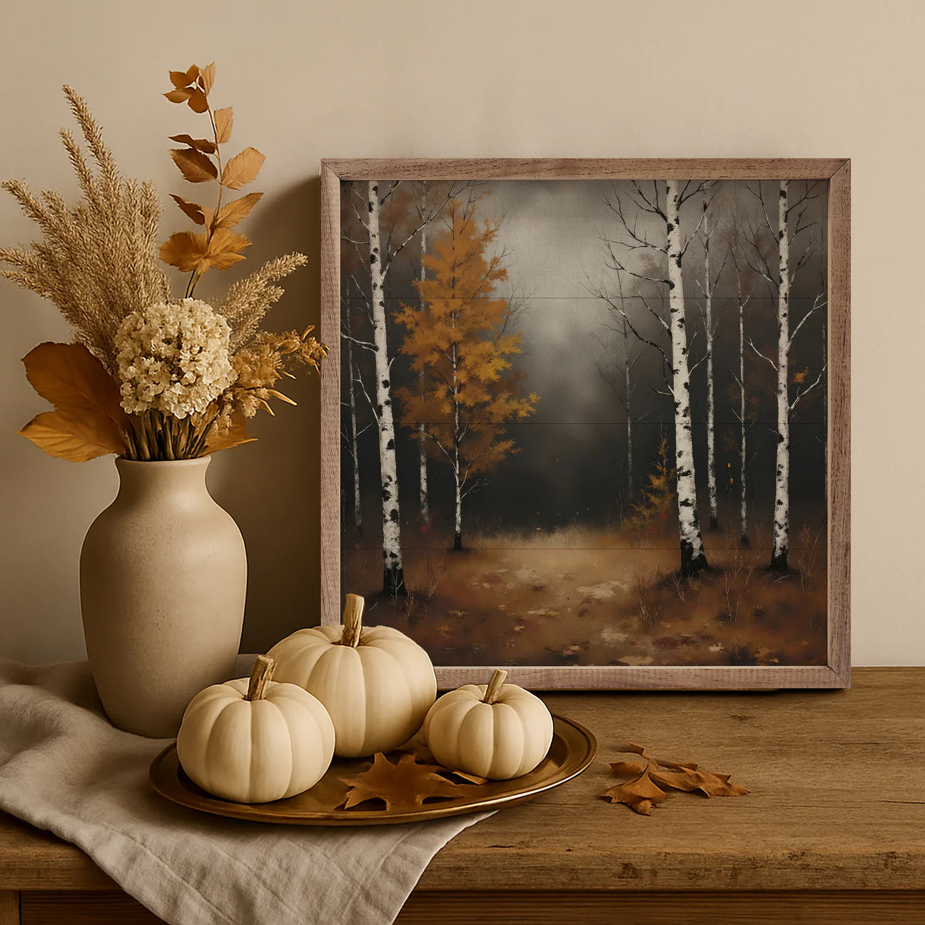 Birch Tree Framed Art