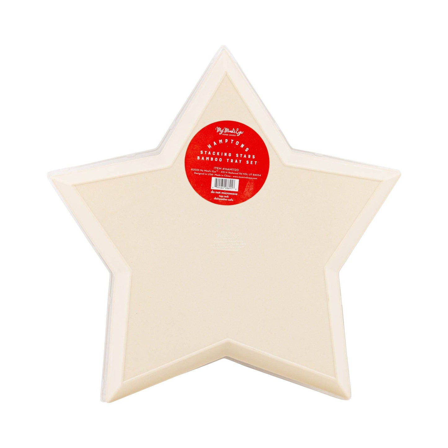 Star Bamboo Trays