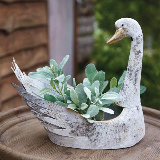 Rustic Swan Container