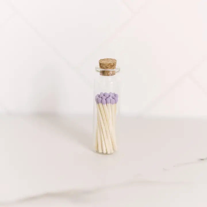 Matches in Strike Jar (Lavender)