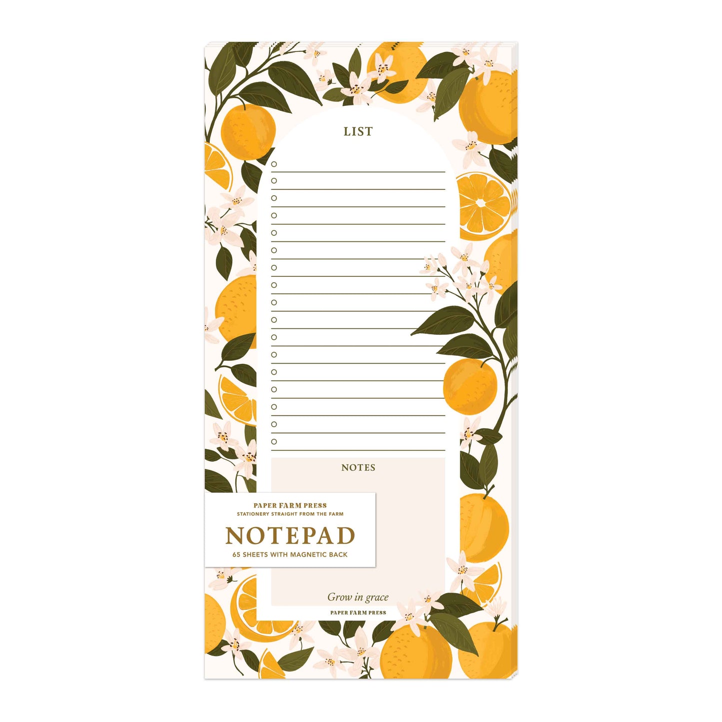 Orange Orchard Notepad
