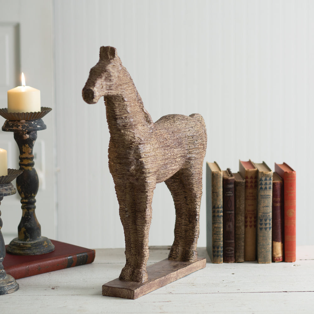 Rugged Horse Statue
