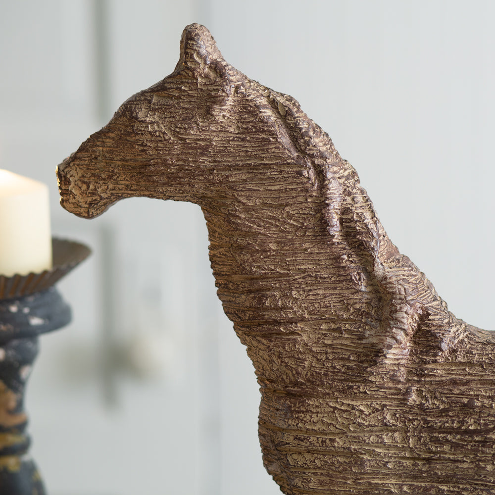 Rugged Horse Statue