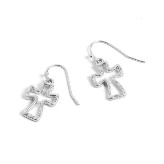 Cross Outline Earrings