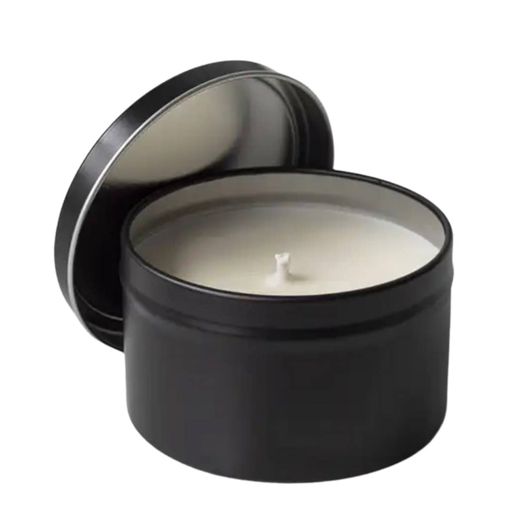 Sparkling Grapefruit 4 oz. Tin candle : Cotton wick