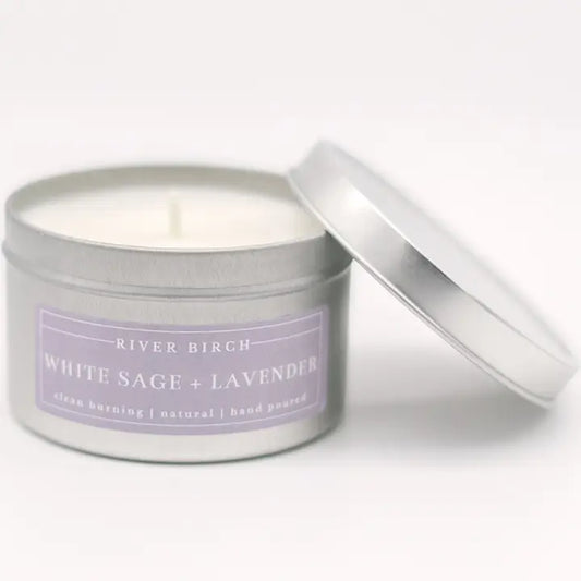 Lavender Sage Candle Tin