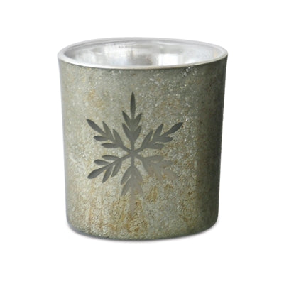 Snowflake Hurricane Votive