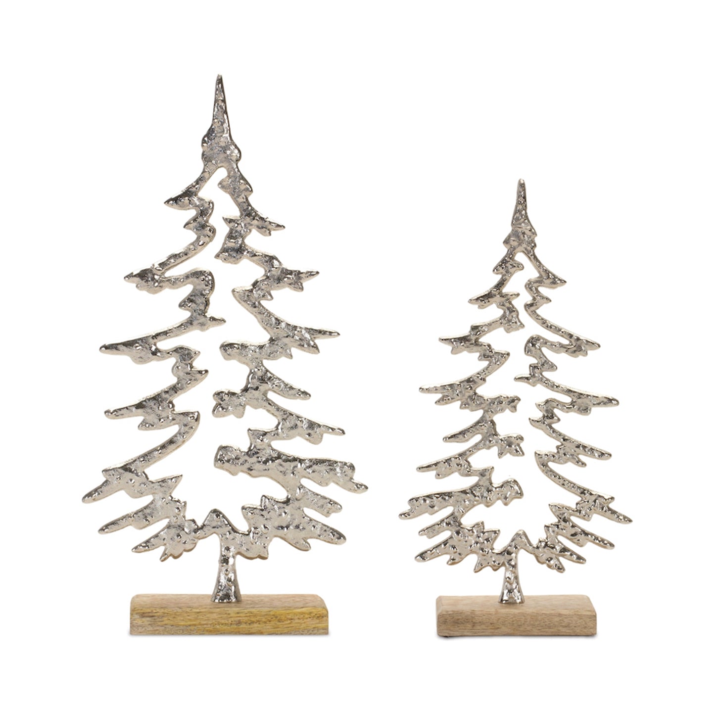 Silver Tree Cutout Sitter