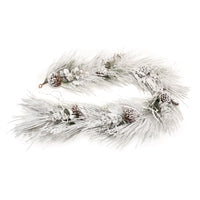 Flocked Pine Garland