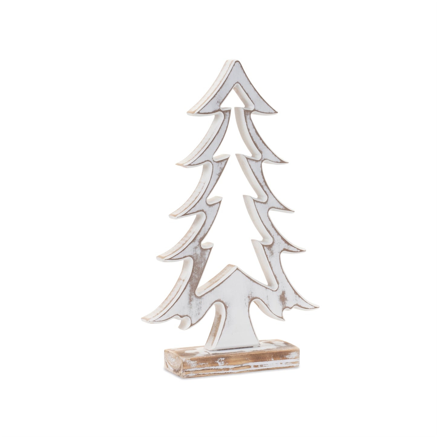 Whitewash Cutout Tree