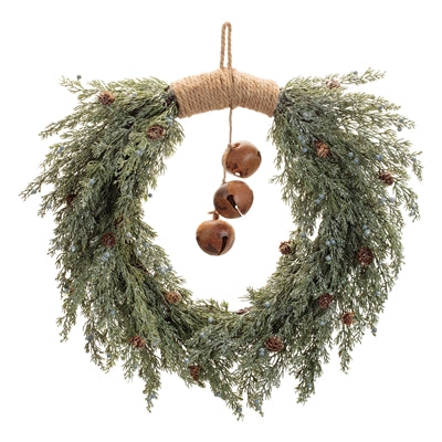 Cedar Wreath with Bell