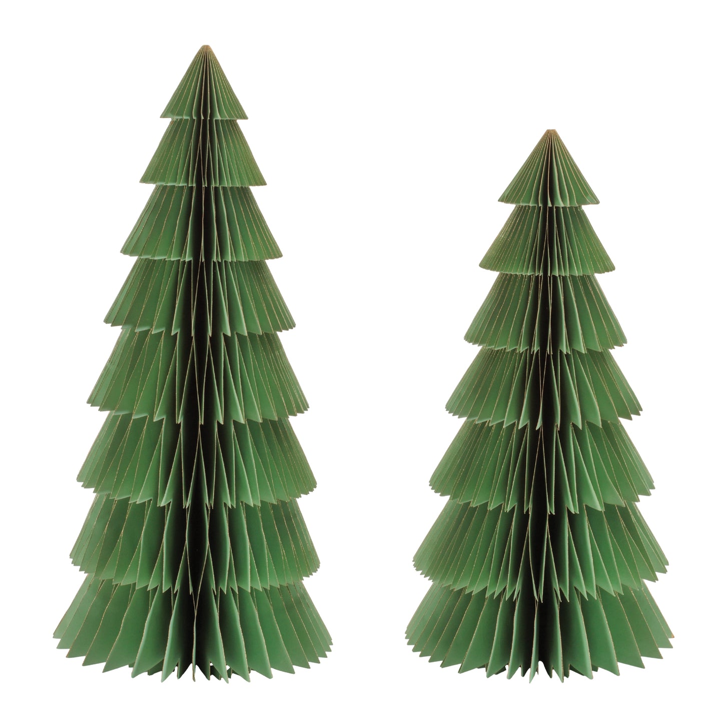 Accordion Paper Tree Green