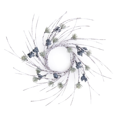 Frosty Birch Candle Ring