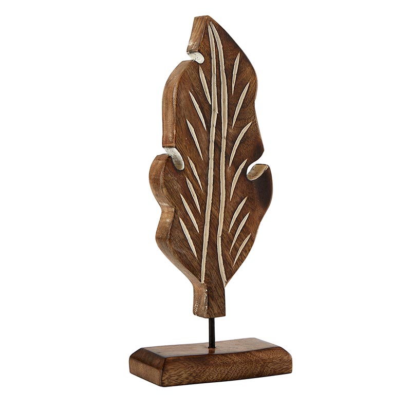 Wood Leaf Stand
