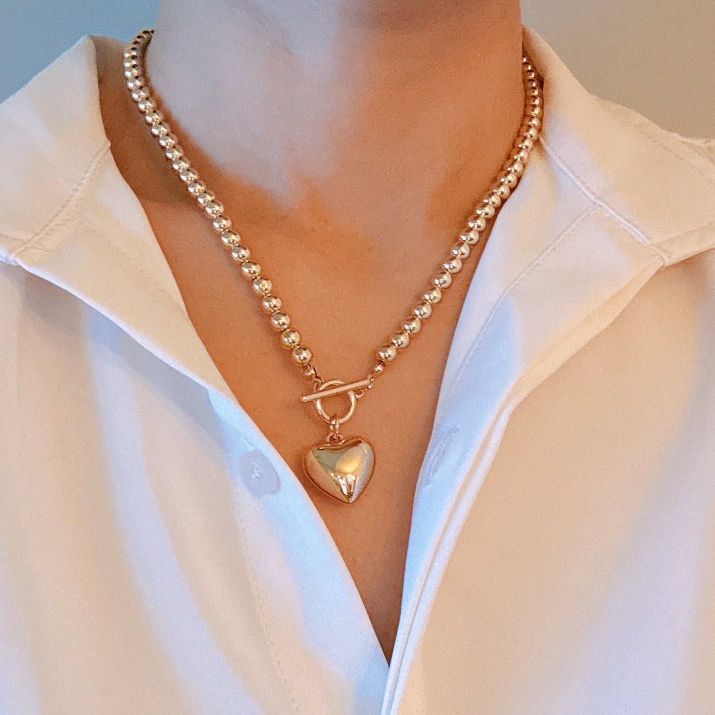 Heart Toggle Necklace (ONLINE EXCLUSIVE)