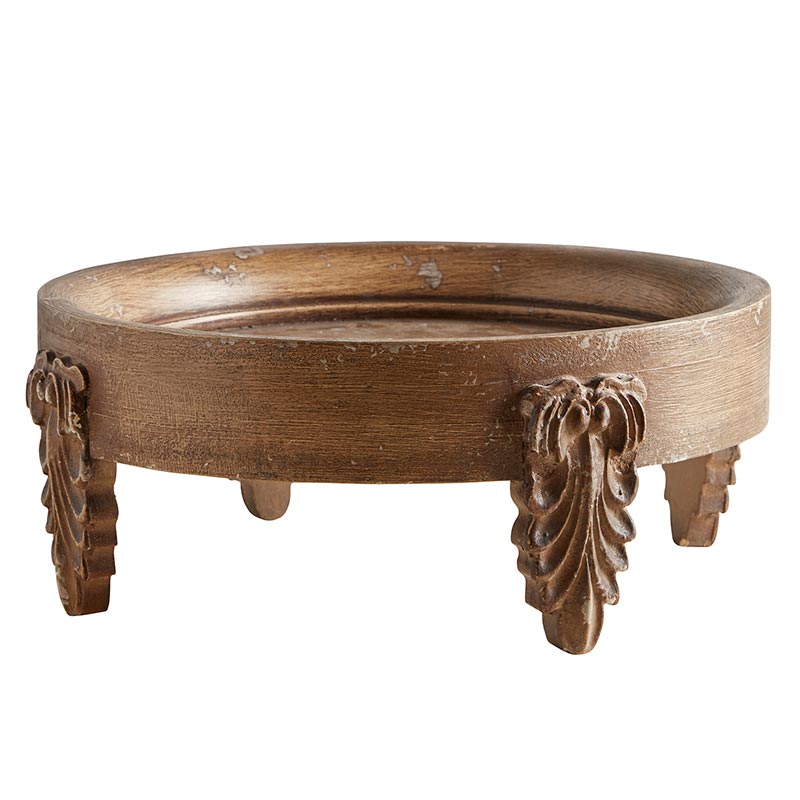 Carved Footed Riser