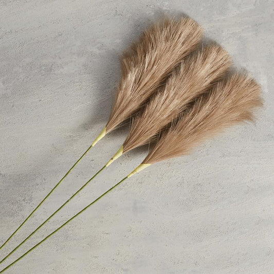 Faux Small Pampas - Brown