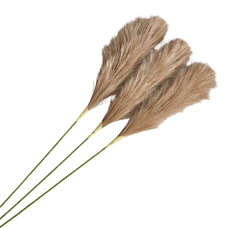 Faux Small Pampas - Brown