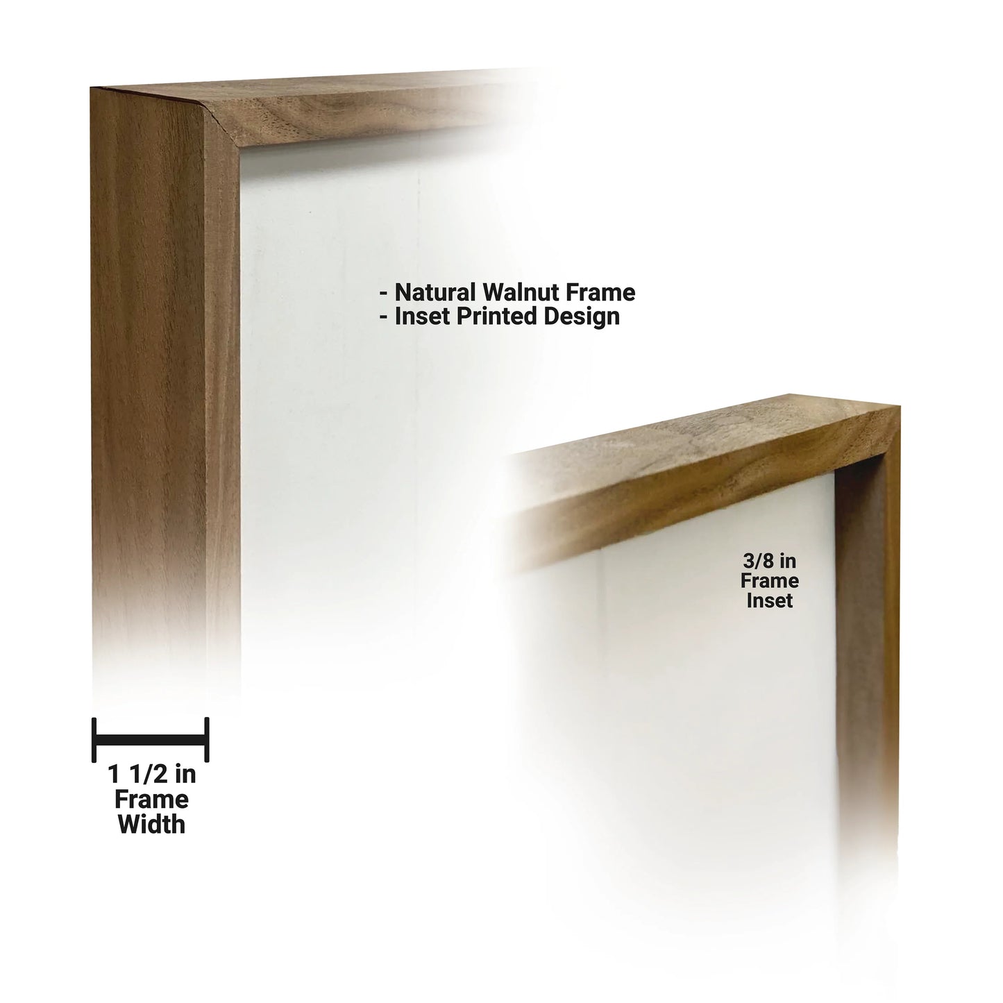 Gray Winking Santa Framed Art (Online Exclusive)