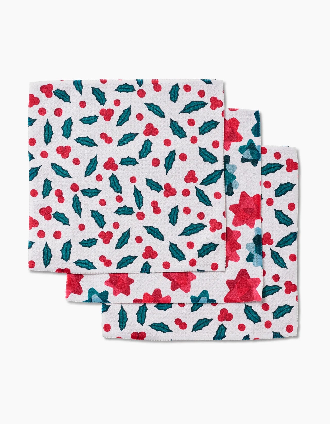 Geometry Dish Cloth Winter