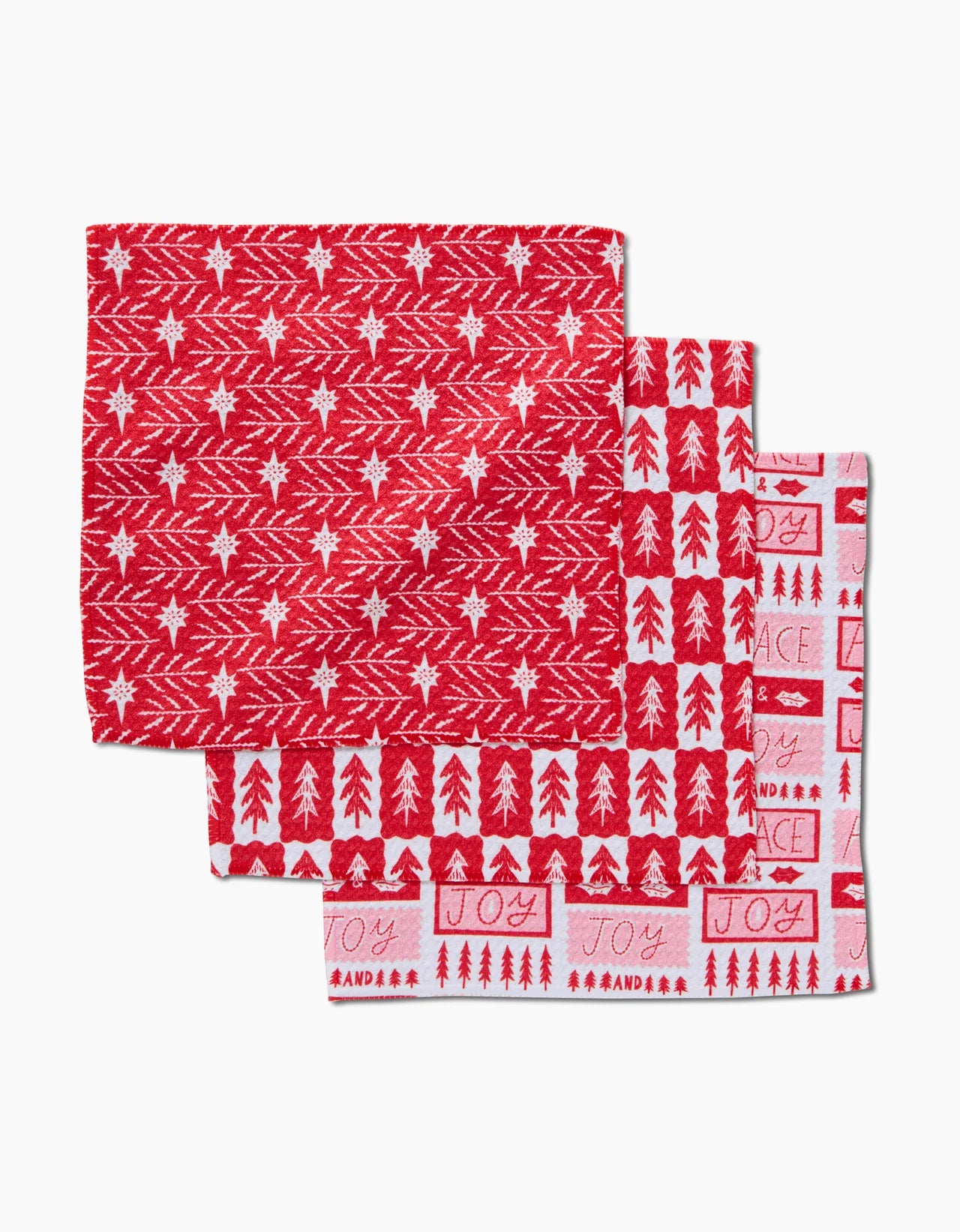 Geometry Dish Cloth Winter