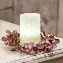 Burgundy Fall Ombre Candle Ring