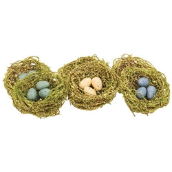 Speckled Eggs in Nest (Set of 6) ONLINE EXCLUSIVE