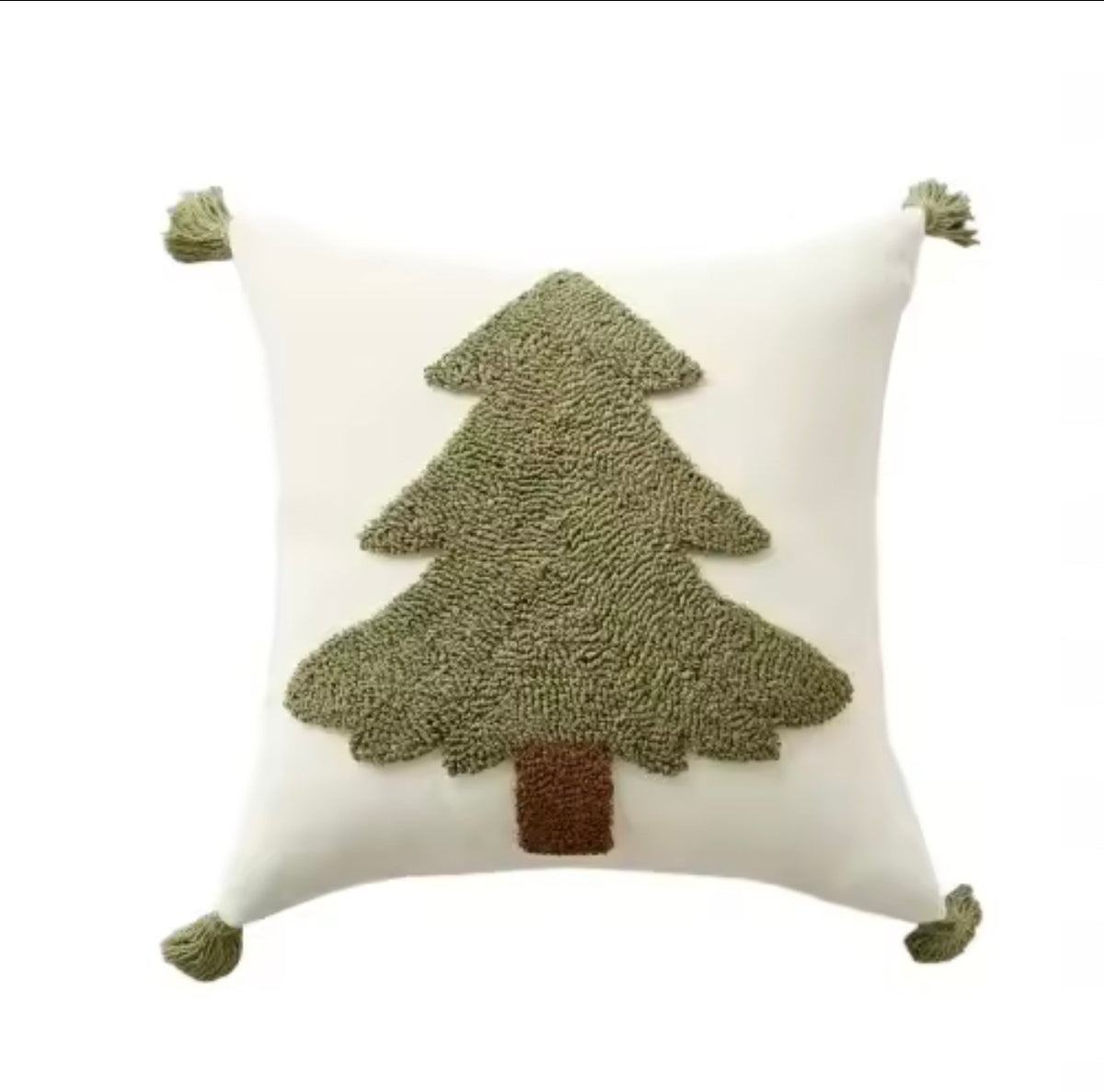 Tufted Tree Pillow