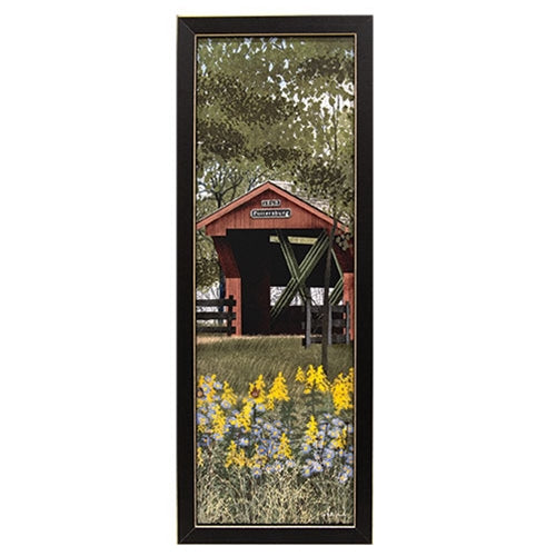 Covered Bridge Framed art (ONLINE EXCLUSIVE)