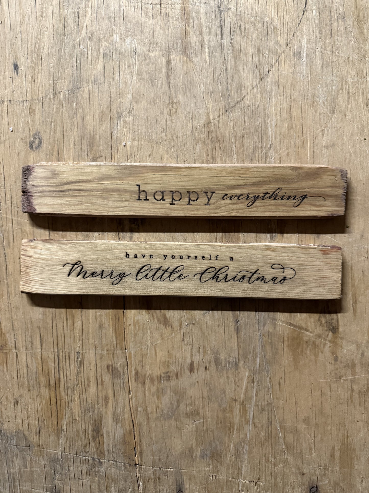 Engraved Shutter Sticks