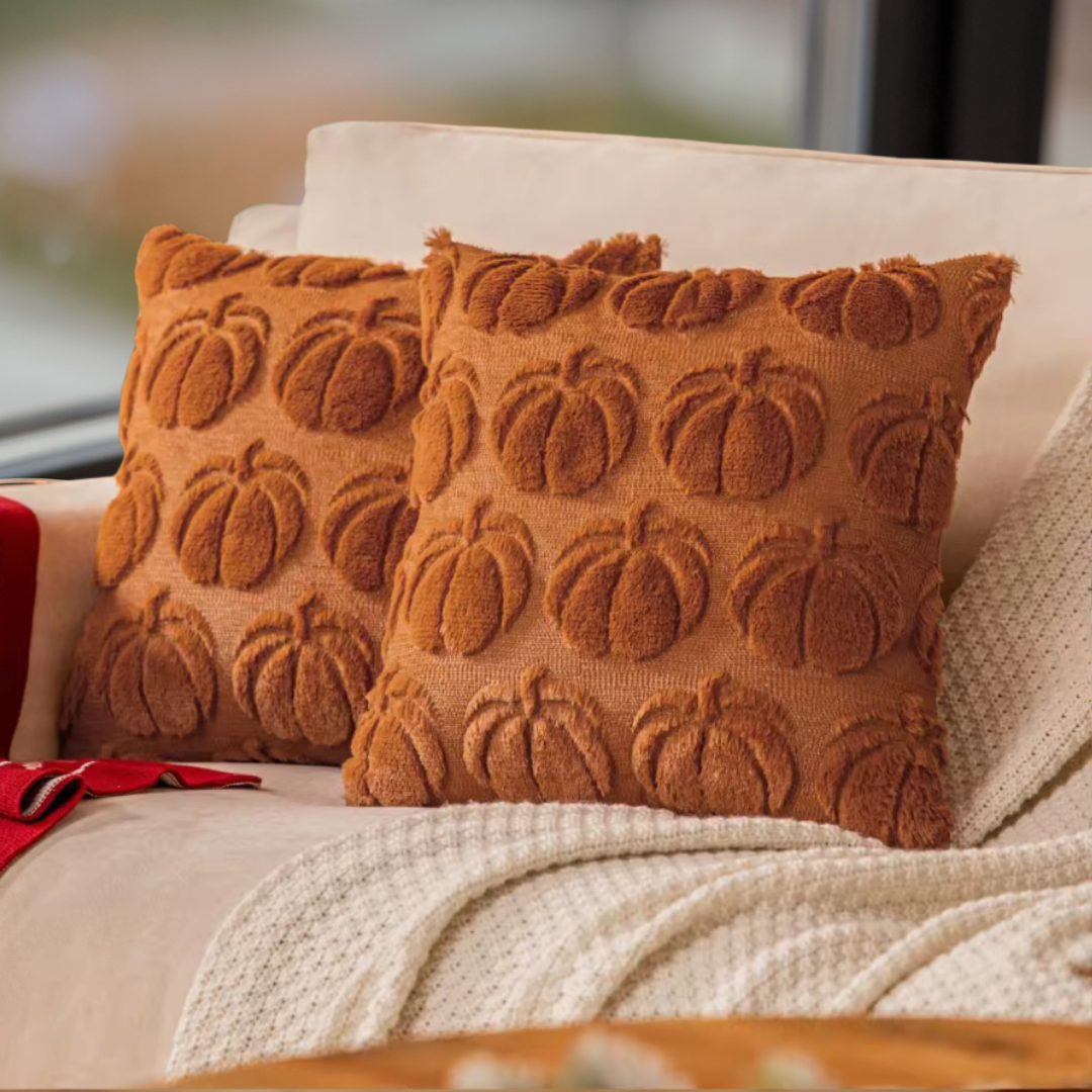 Fall Pumpkin Pillow 18in