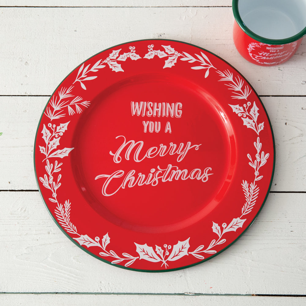 Holiday Charger Plate