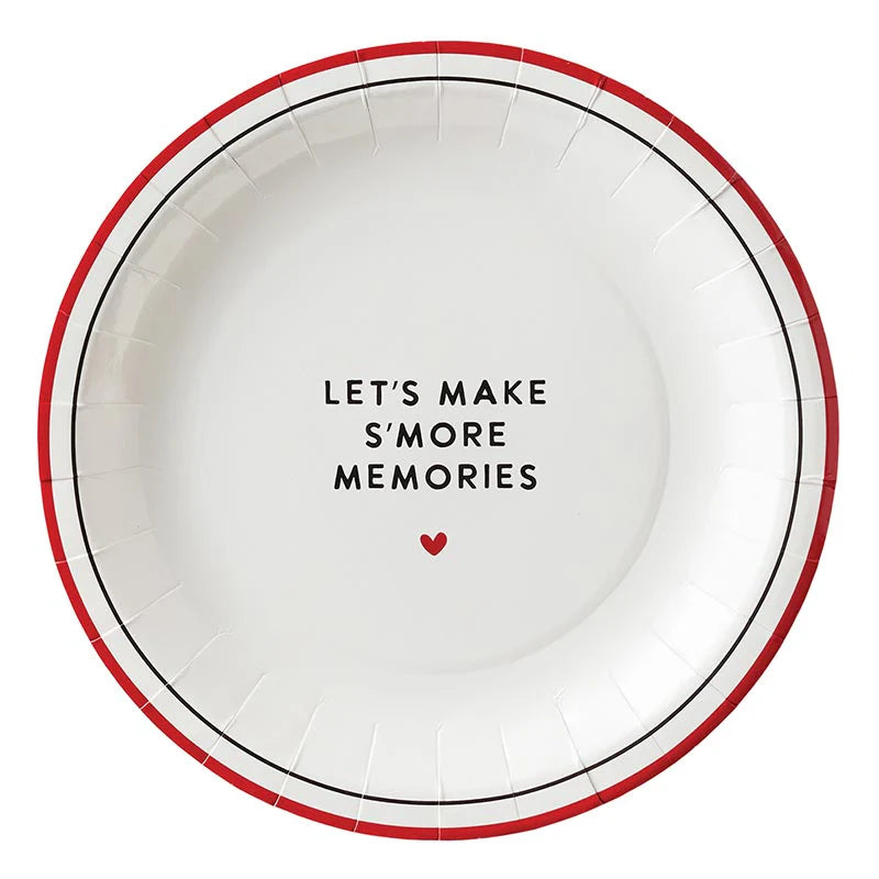 S'mores Paper Plate
