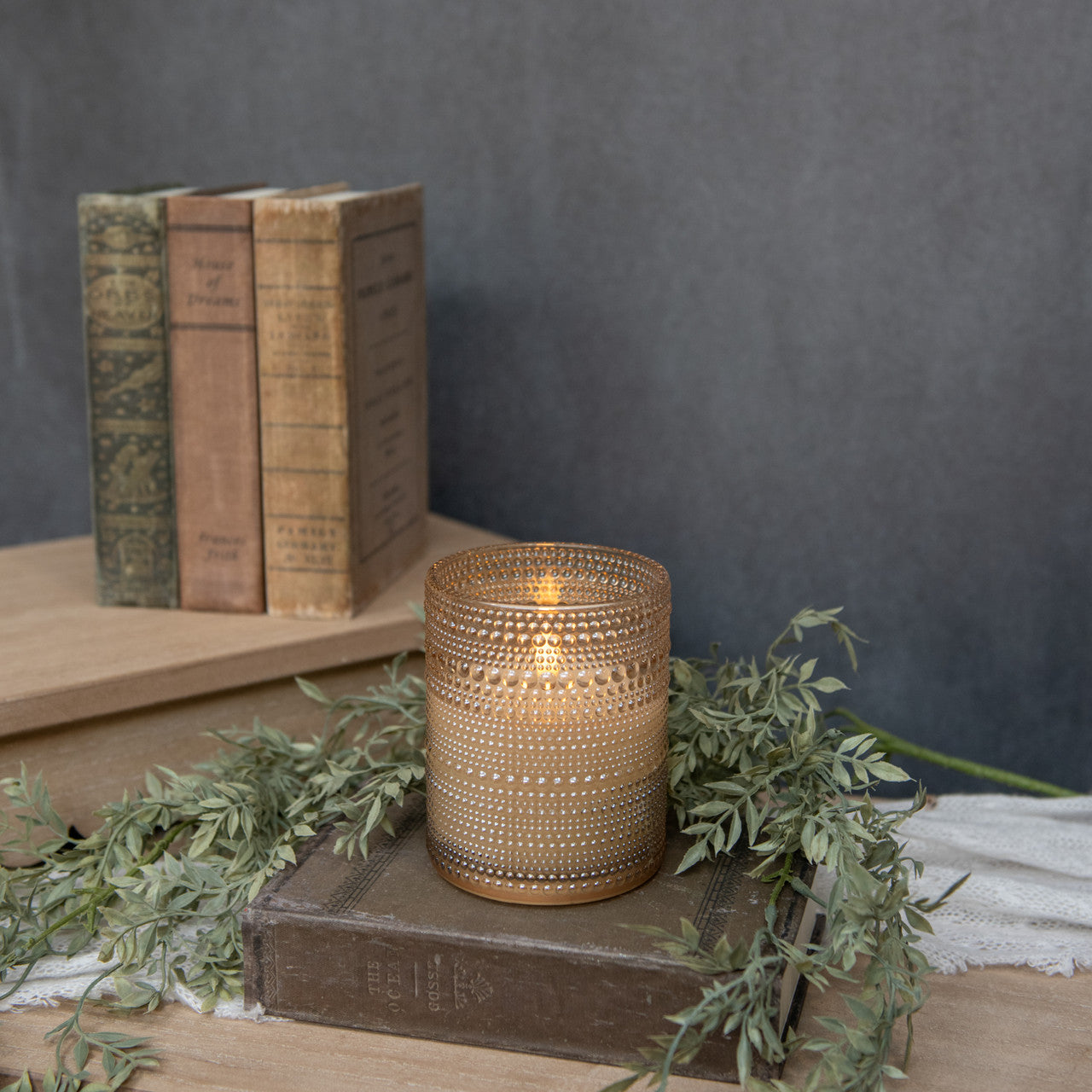 Champagne Glass 3D Flame Candle