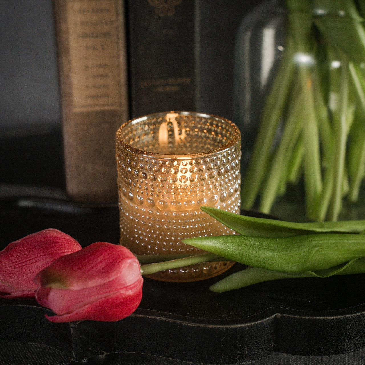 Champagne Glass 3D Flame Candle