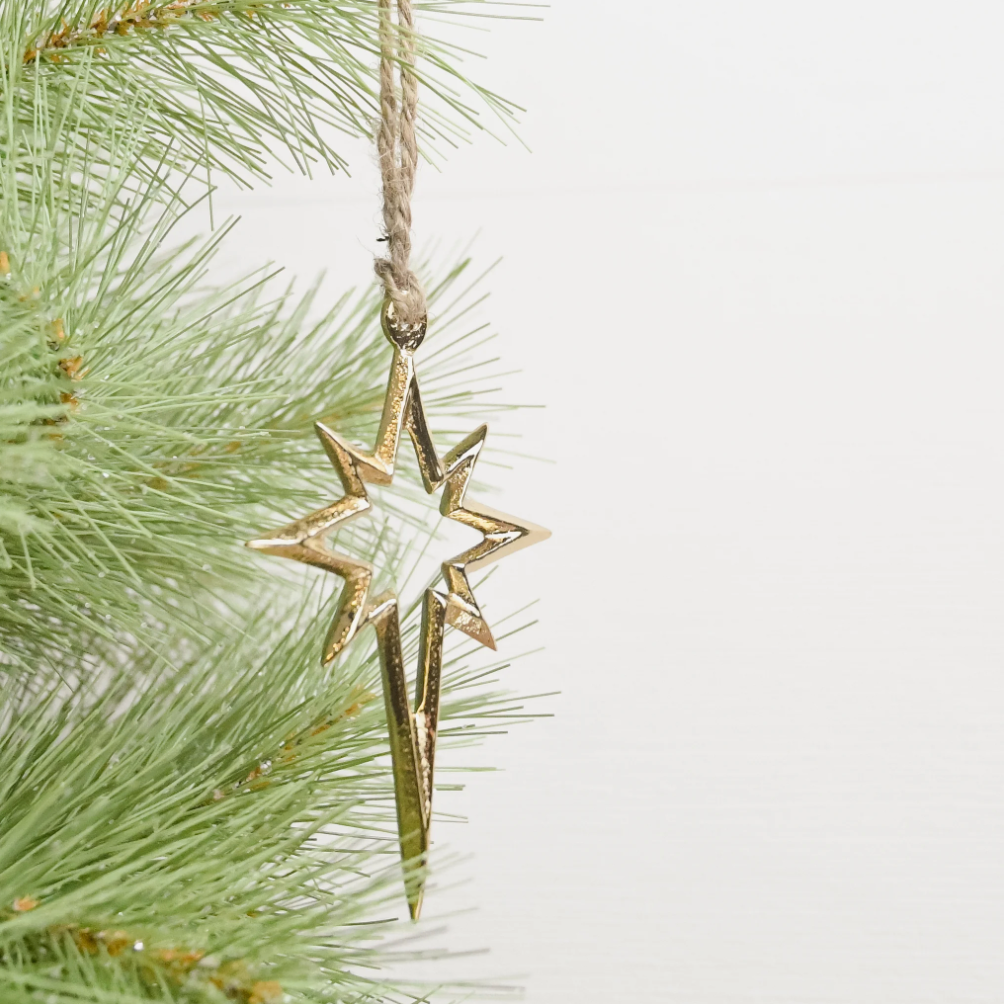 Gold Star Ornament