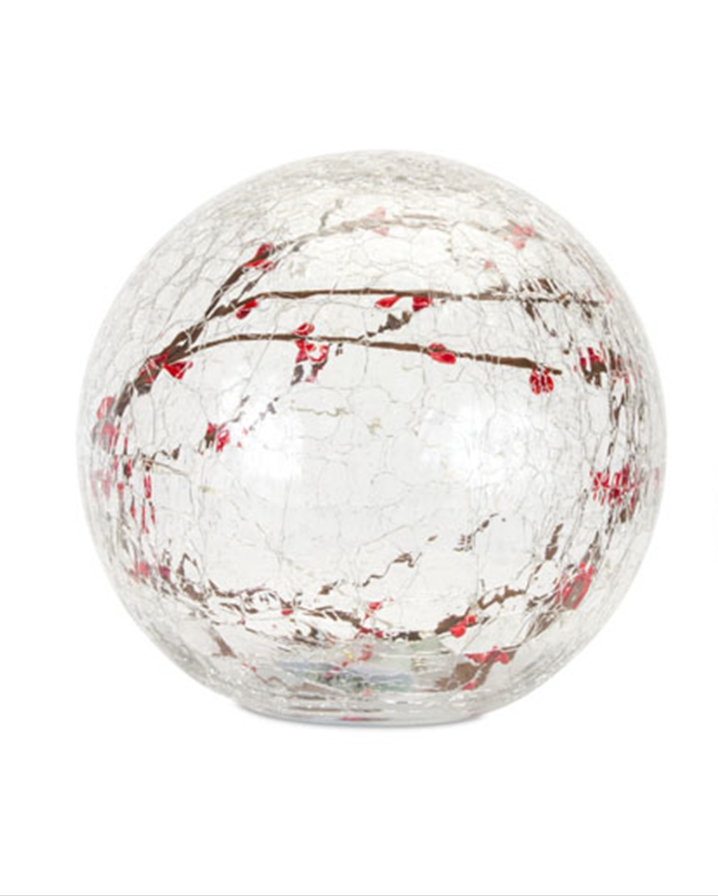 Red Twig LED Globe