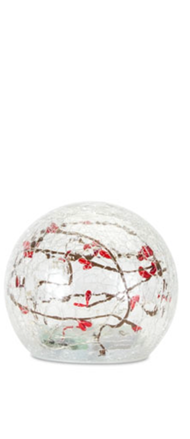 Red Twig LED Globe