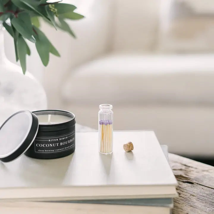 Matches in Strike Jar (Lavender)