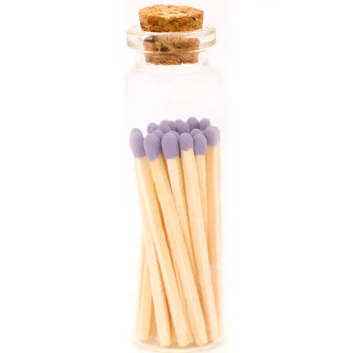 Matches in Strike Jar (Lavender)